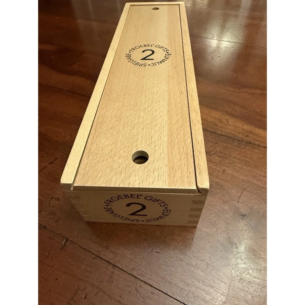 FROEBEL GIFTS 2 Eunmul Spielgabe Wooden Box Set